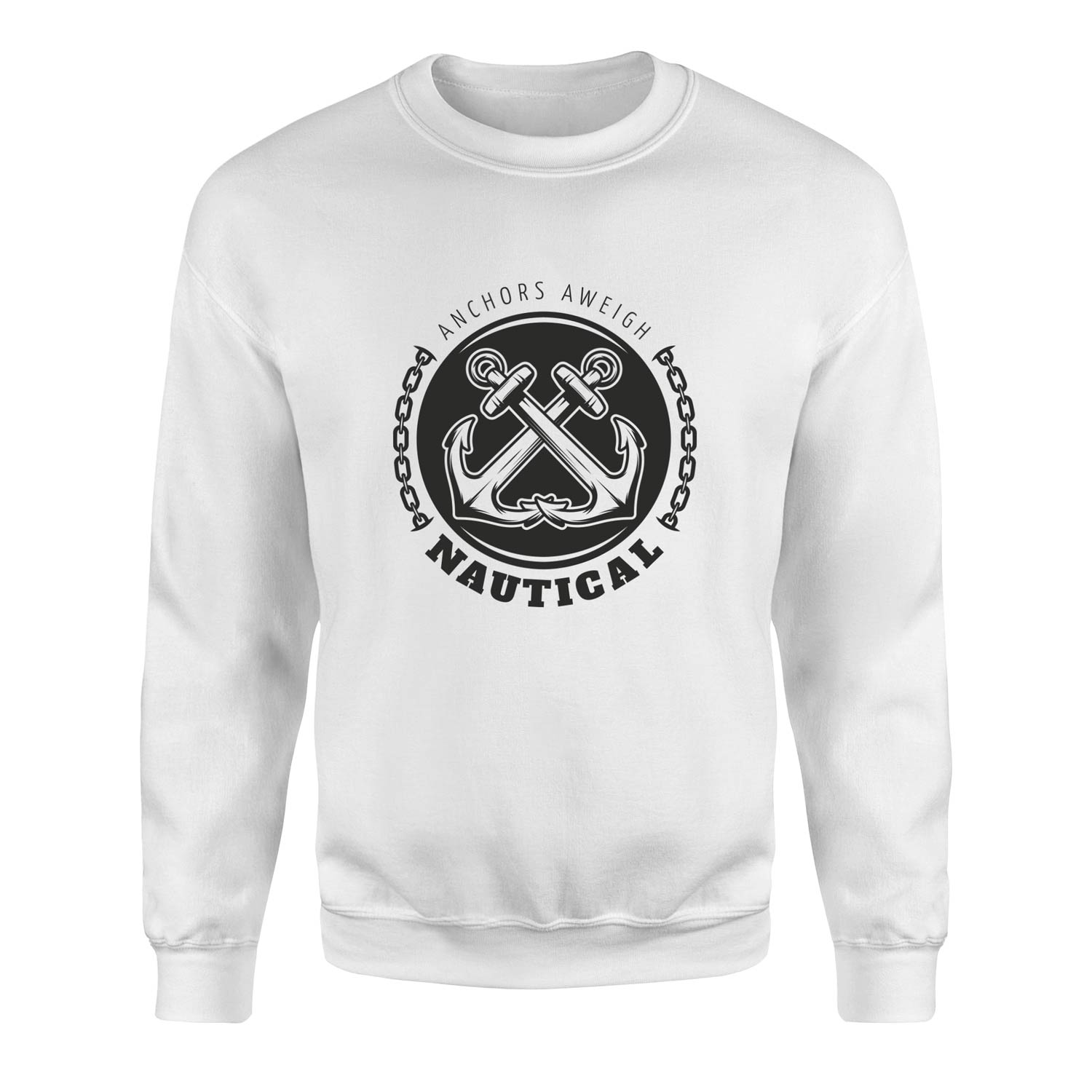 Anchors Aweigh Denizci Sweatshirt XL - Beyaz