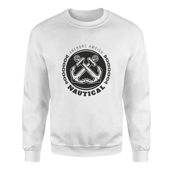 Anchors Aweigh Denizci Sweatshirt XL - Beyaz