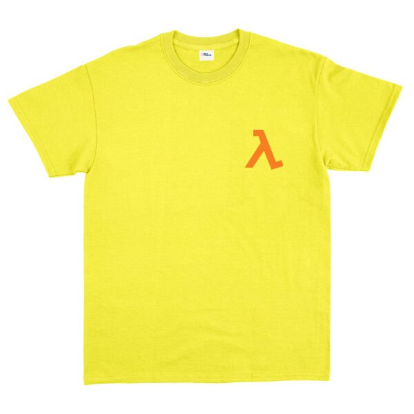 Half-Life Lambda Tişört XXL - Sarı
