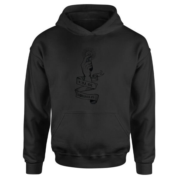 Valar Morghulis Hoodie M - Siyah