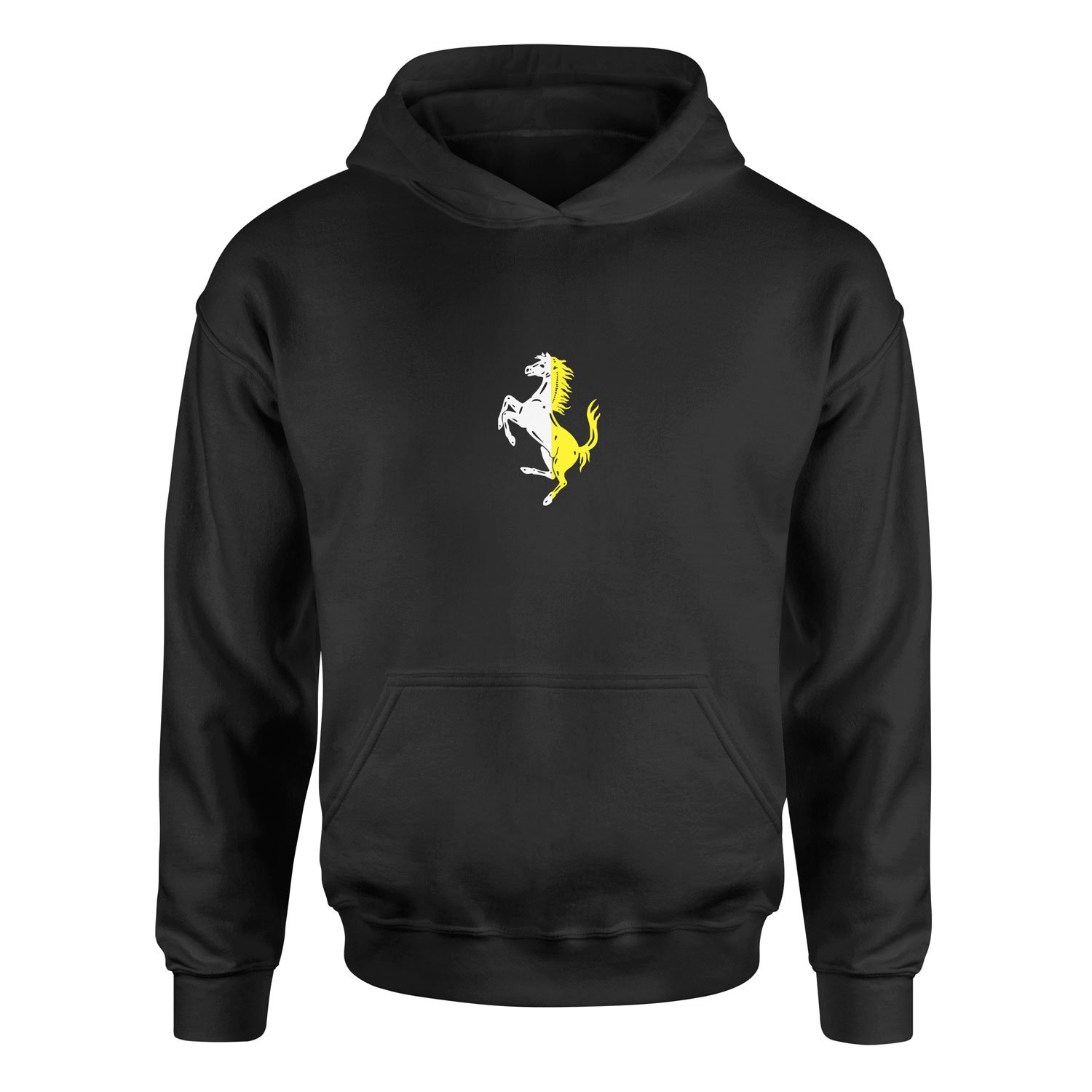 Scuderia Ferrari Bianco & Giallo Hoodie XXL - Siyah