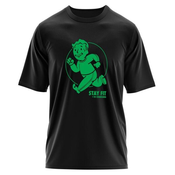 Vault Boy Stay Fit Oversize Tişört M - Siyah