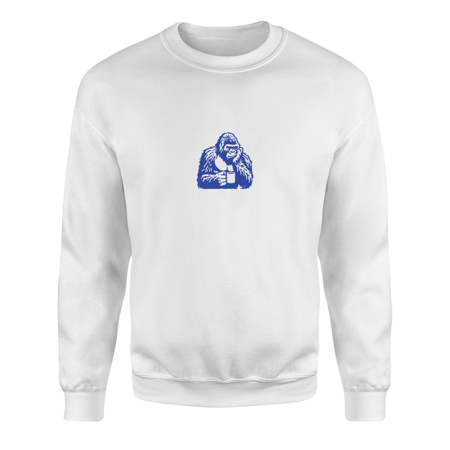 Goril Sweatshirt L - Beyaz
