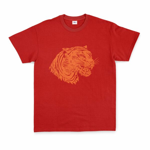 Clemson Tiger Print Tişört M - Kırmızı