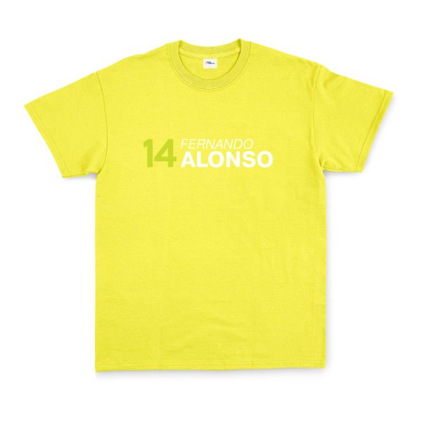 Fernando Alonso 14 Tişört S - Sarı
