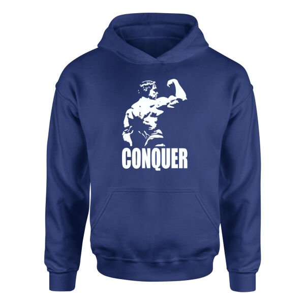 Arnold Conquer Hoodie XL - İndigo Mavisi