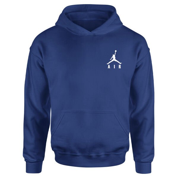 Air Jordan BIG Text W Hoodie XL - İndigo Mavisi