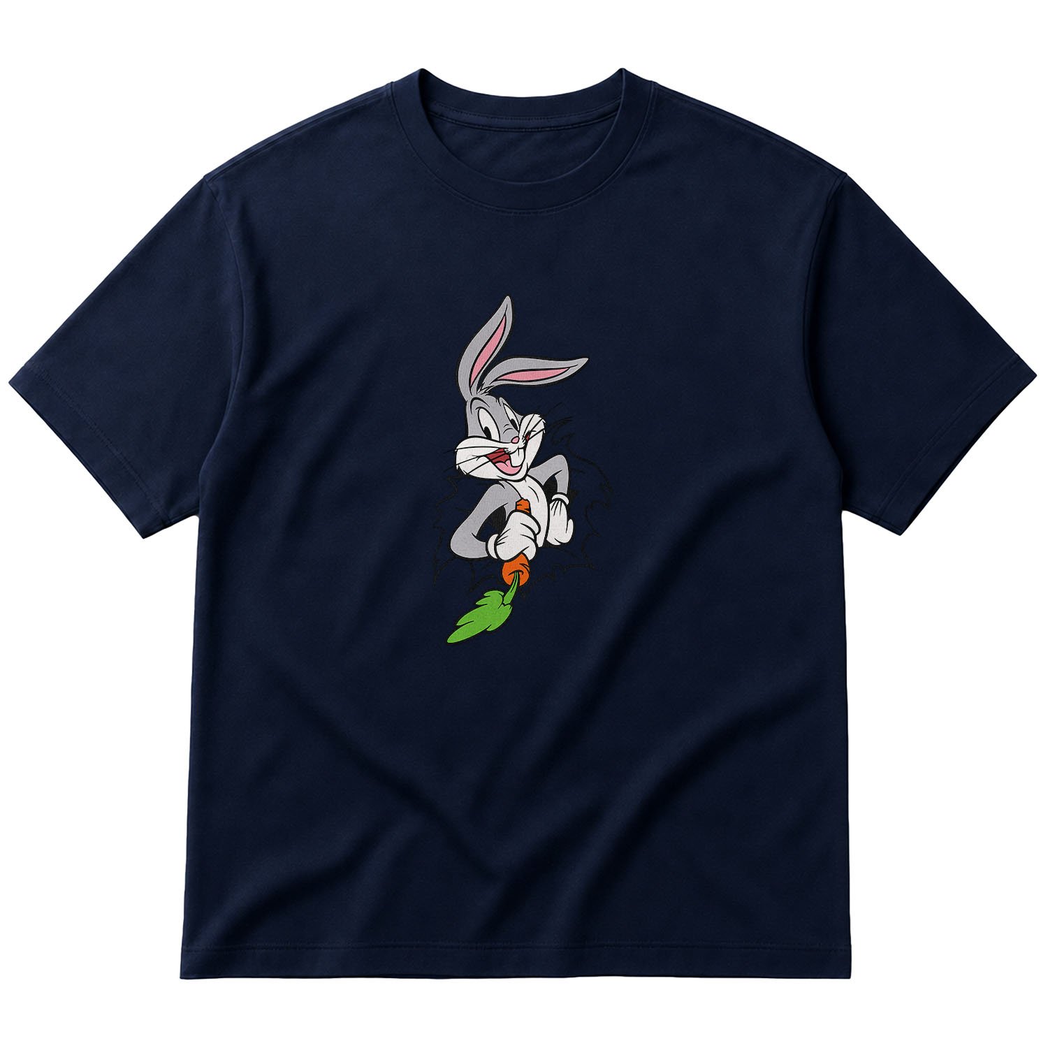 Bugs Bunny Splash Oversize Tişört S - İndigo Mavisi