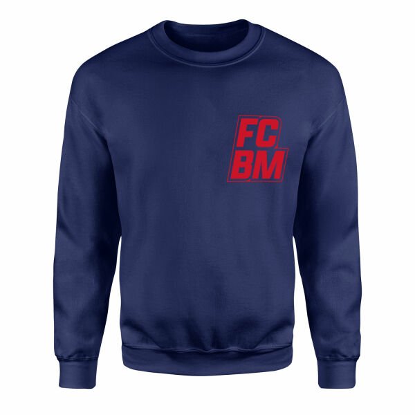 FC Bayern München FCBM Sweatshirt XL - İndigo Mavisi