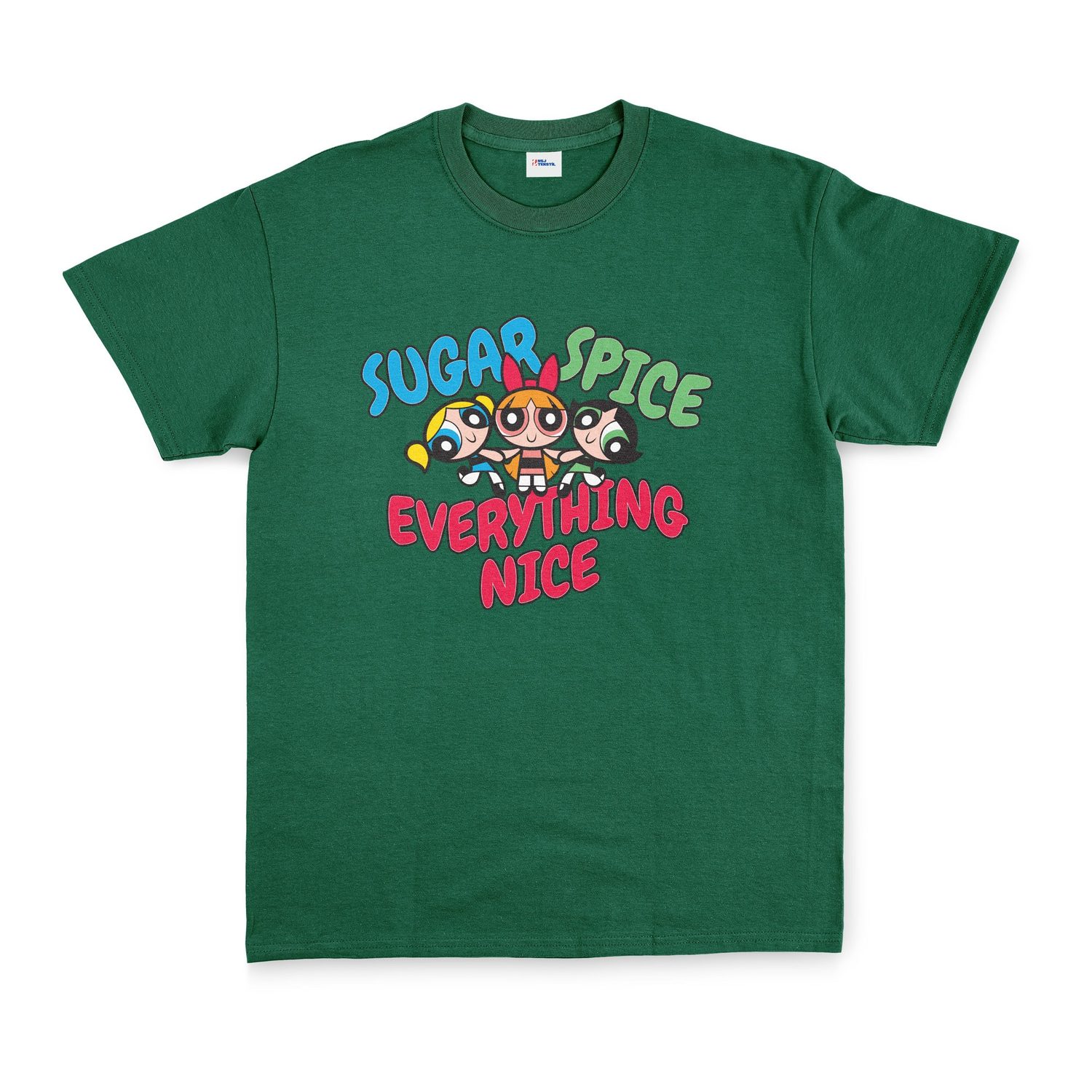 Sugar, Spice & Everything Nice Tişört XL - Nefti Yeşili