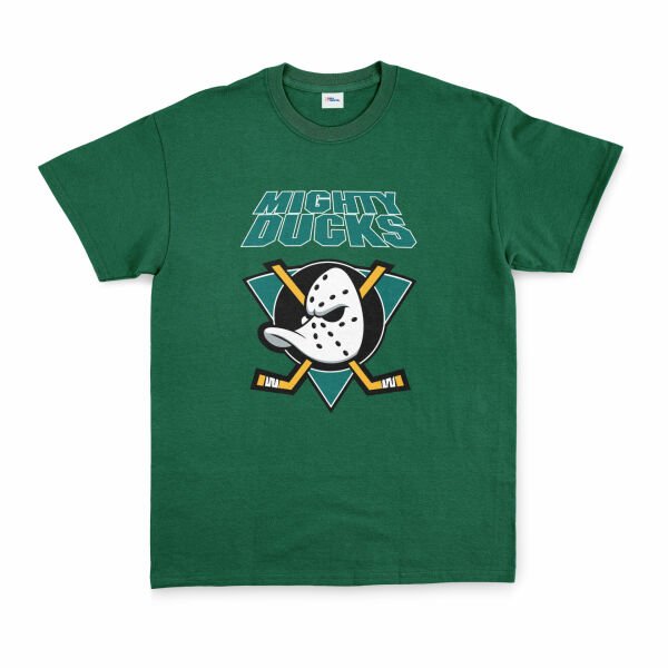 Mighty Ducks Retro Tişört L - Nefti Yeşili