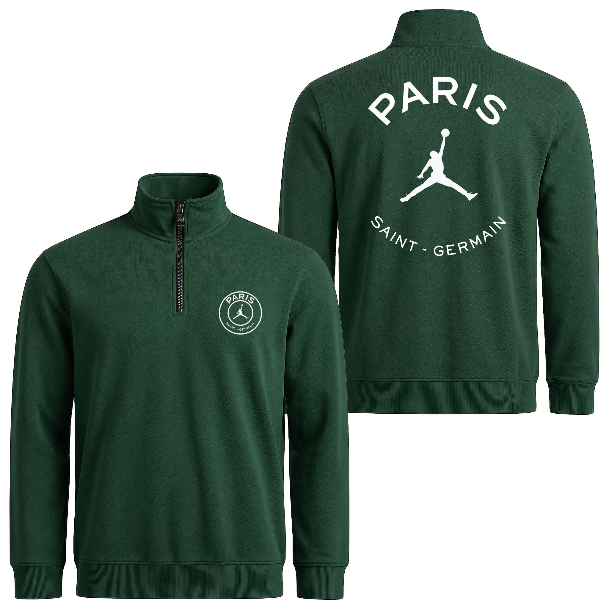 Air Jordan X Paris Saint Germain Yarım Fermuarlı Sweatshirt