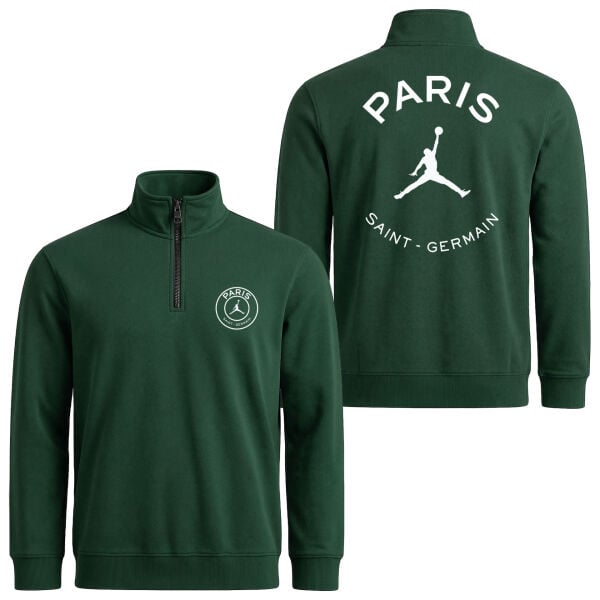 Air Jordan X Paris Saint Germain Yarım Fermuarlı Sweatshirt