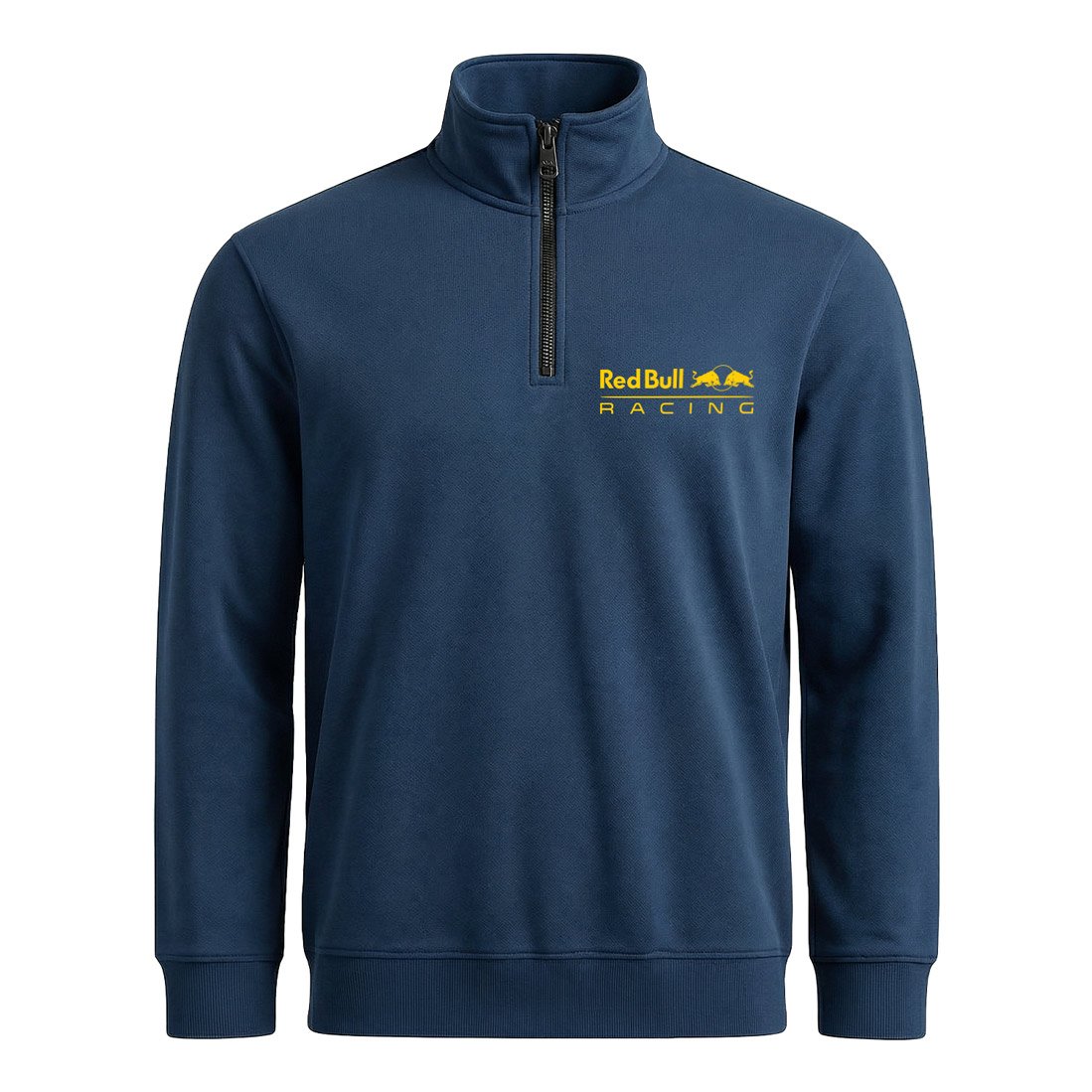 Red Bull Racing Yellow Yarım Fermuarlı Sweatshirt L - İndigo Mavisi