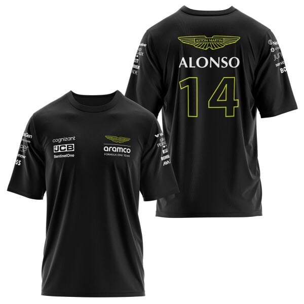 Fernando Alonso 14 | Aston Martin Oversize Tişört