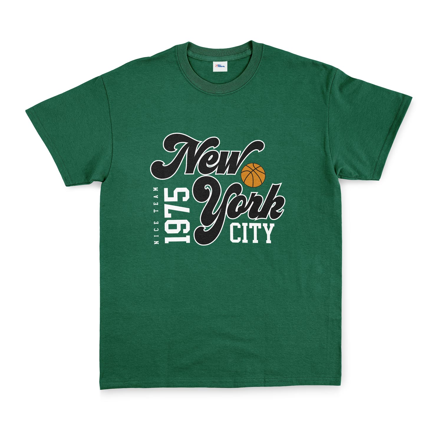 New York City 1975 Tişört XXL - Nefti Yeşili