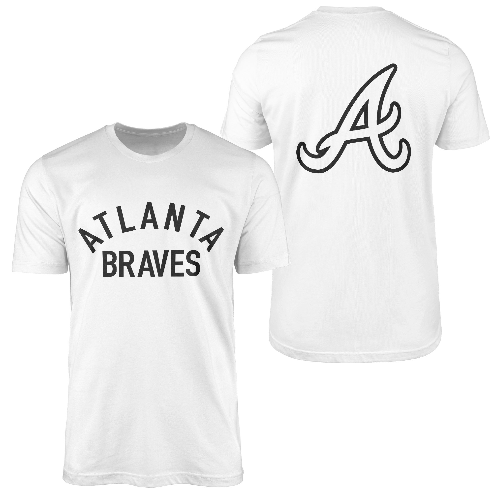 Atlanta Braves Muted Tişört S - Beyaz
