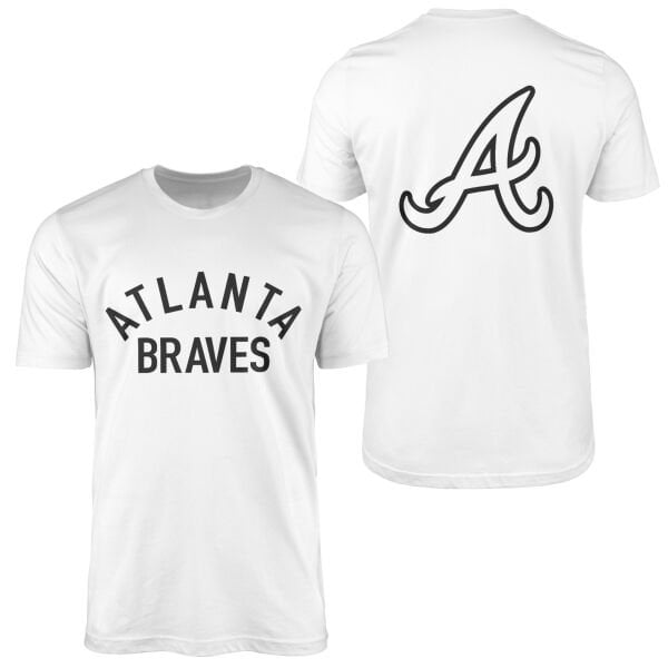 Atlanta Braves Muted Tişört S - Beyaz