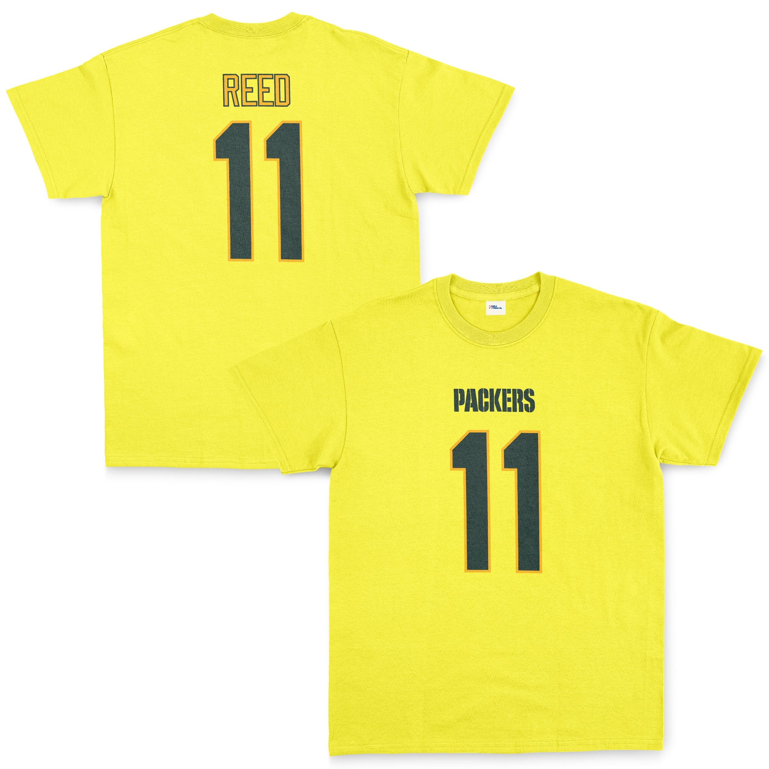 Jayden Reed Green Bay Packers Tişört XL - Sarı