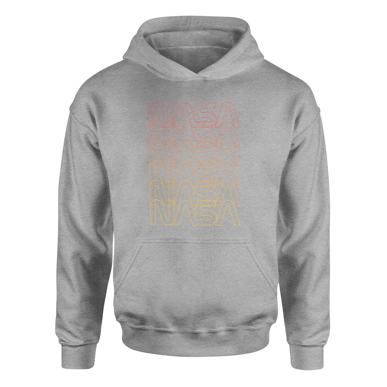 NASA Classic Worm Blend Hoodie XL - Gri