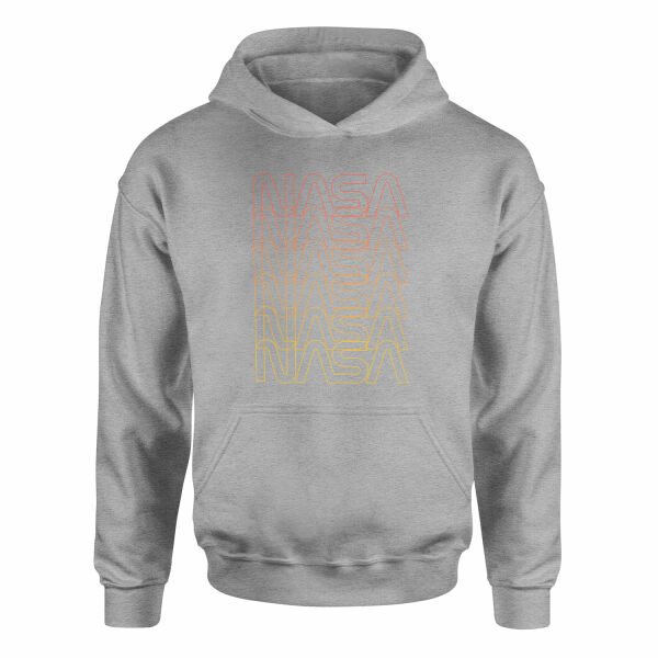 NASA Classic Worm Blend Hoodie XL - Gri