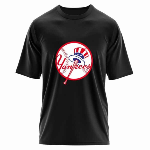 NY Yankees Uncle Sam Oversize Tişört M - Siyah