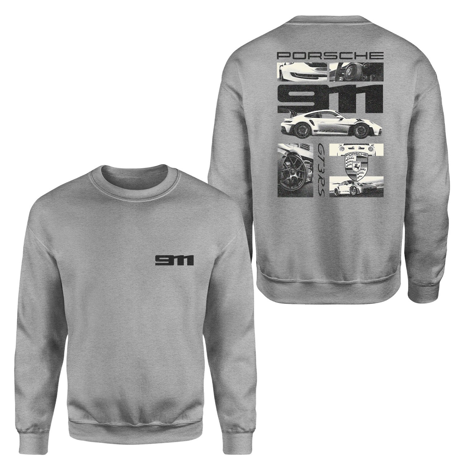 GT3 RS Grunge Sweatshirt S - Gri