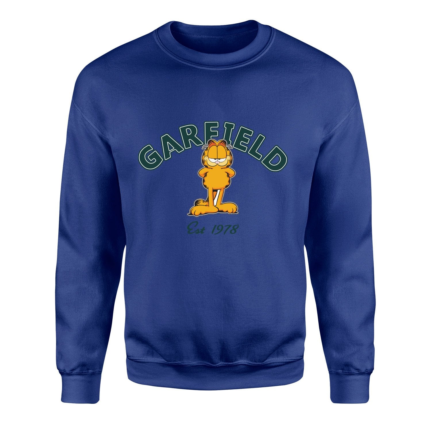 Garfield, est. 1978 Sweatshirt S - İndigo Mavisi