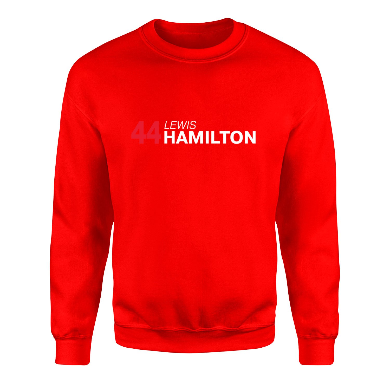 Lewis Hamilton 44 Sweatshirt L - Kırmızı