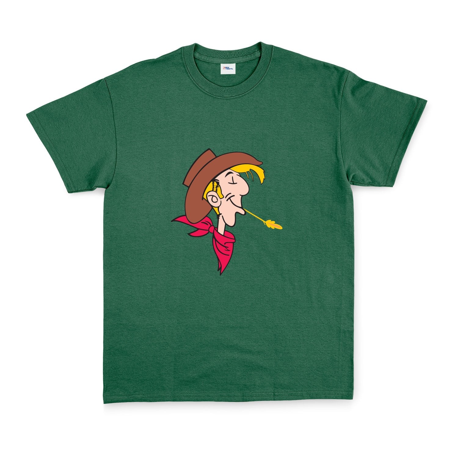 Lucky Luke Tişört L - Nefti Yeşili | OUTLET