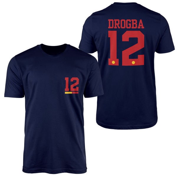 Didier Drogba Forma Tişört L - İndigo Mavisi