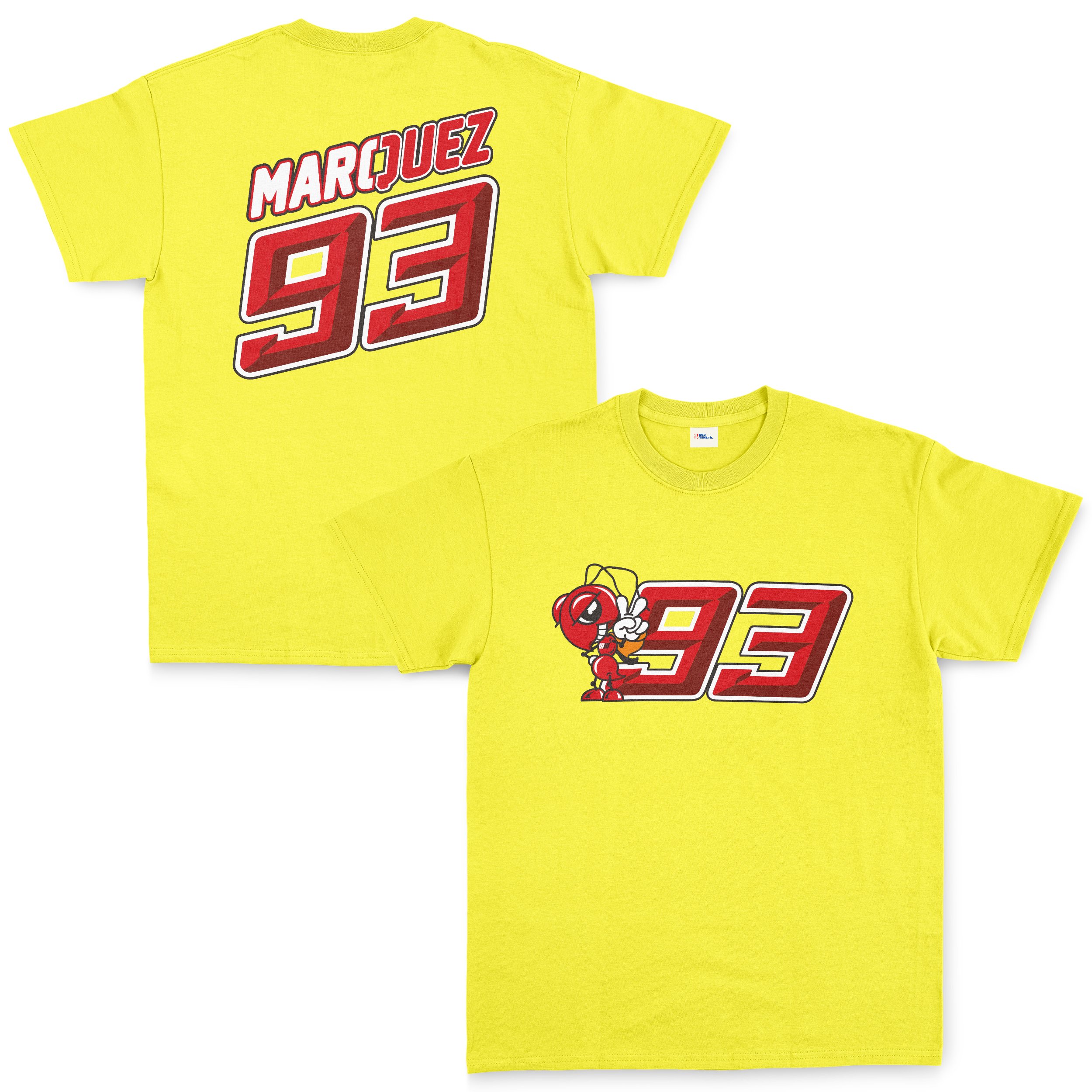 Marc Marquez 93 Tişört XXL - Sarı