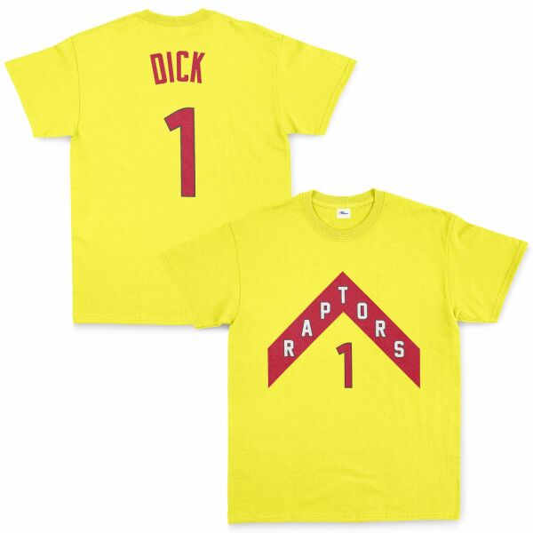 Gradey Dick 1 Raptors Jersey Tişört L - Sarı