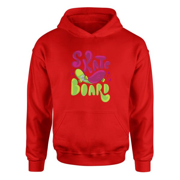 Dripping Skate Hoodie M - Kırmızı