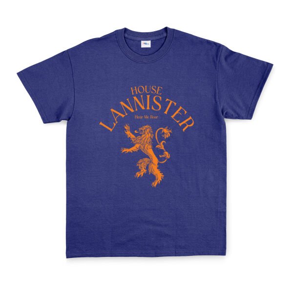 House Lannister Tişört M - İndigo Mavisi