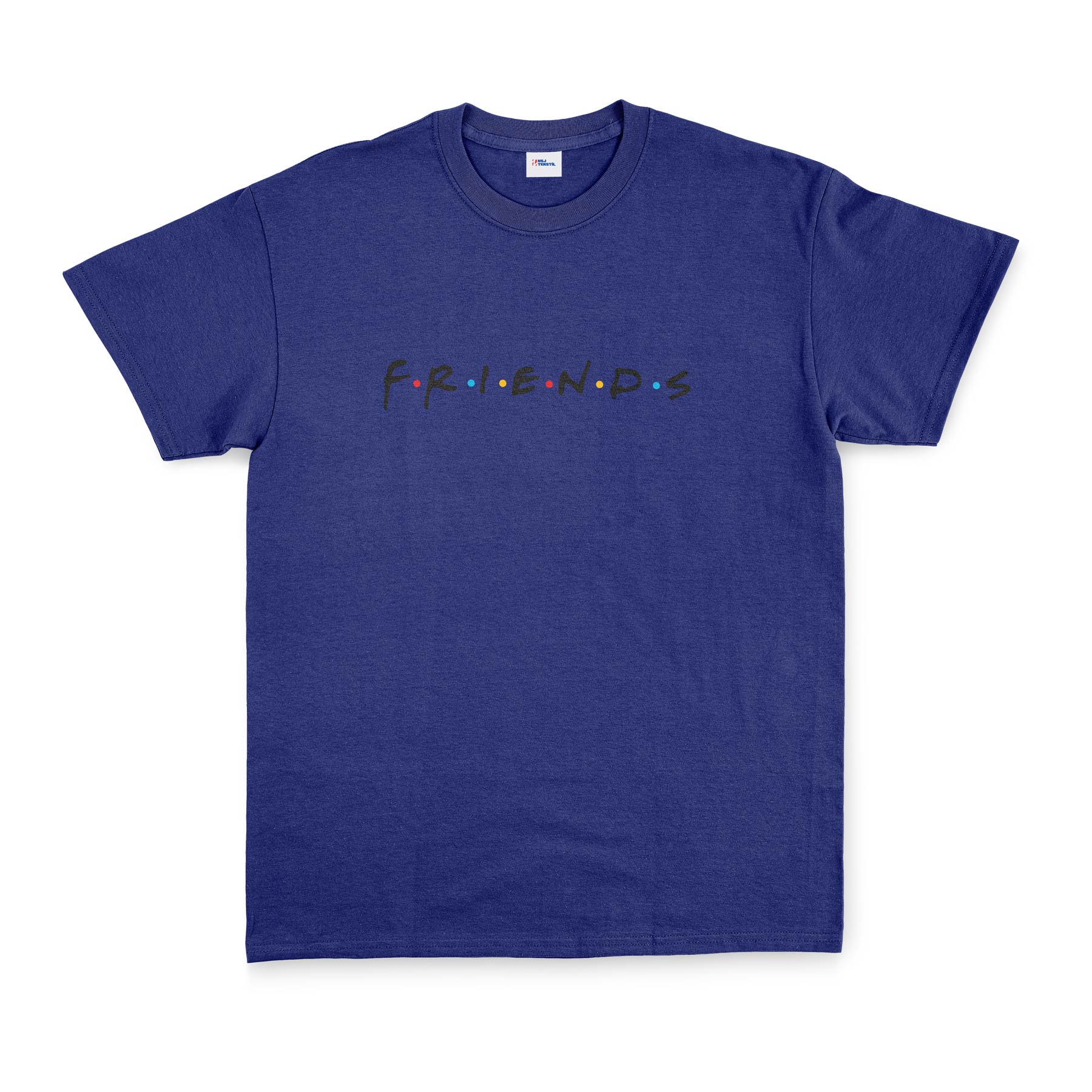 Friends Tişört M - İndigo Mavisi