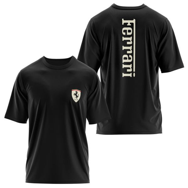 Scuderia Ferrari Creamy Oversize Tişört