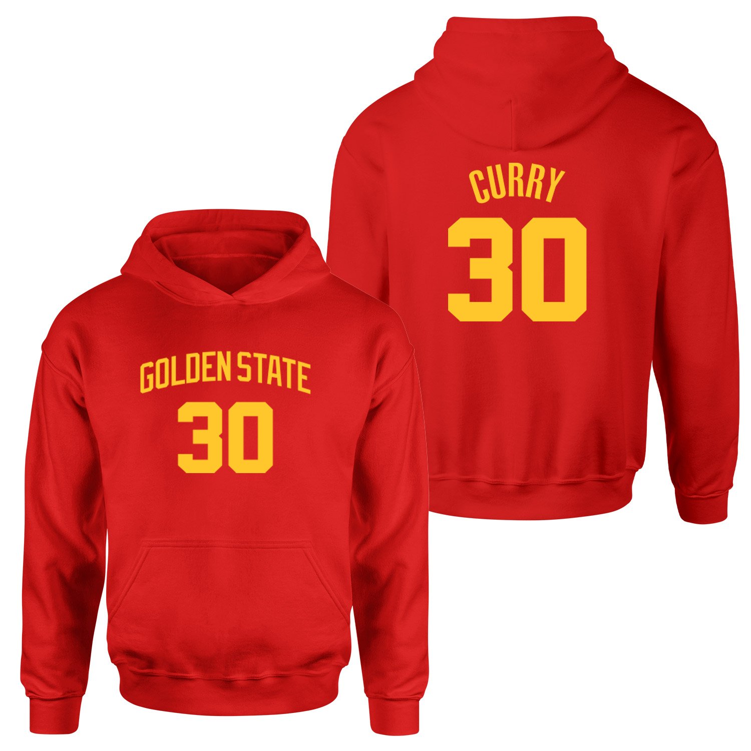 Stephen Curry Golden State Forma Hoodie M - Kırmızı