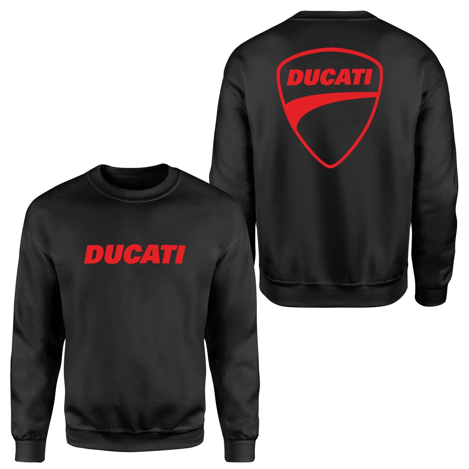 Ducati Italian Thunder Sweatshirt XXL - Siyah