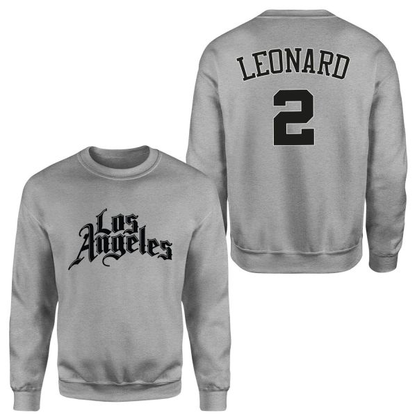 Kawhi Leonard Los Angeles Forma Sweatshirt XXL - Gri