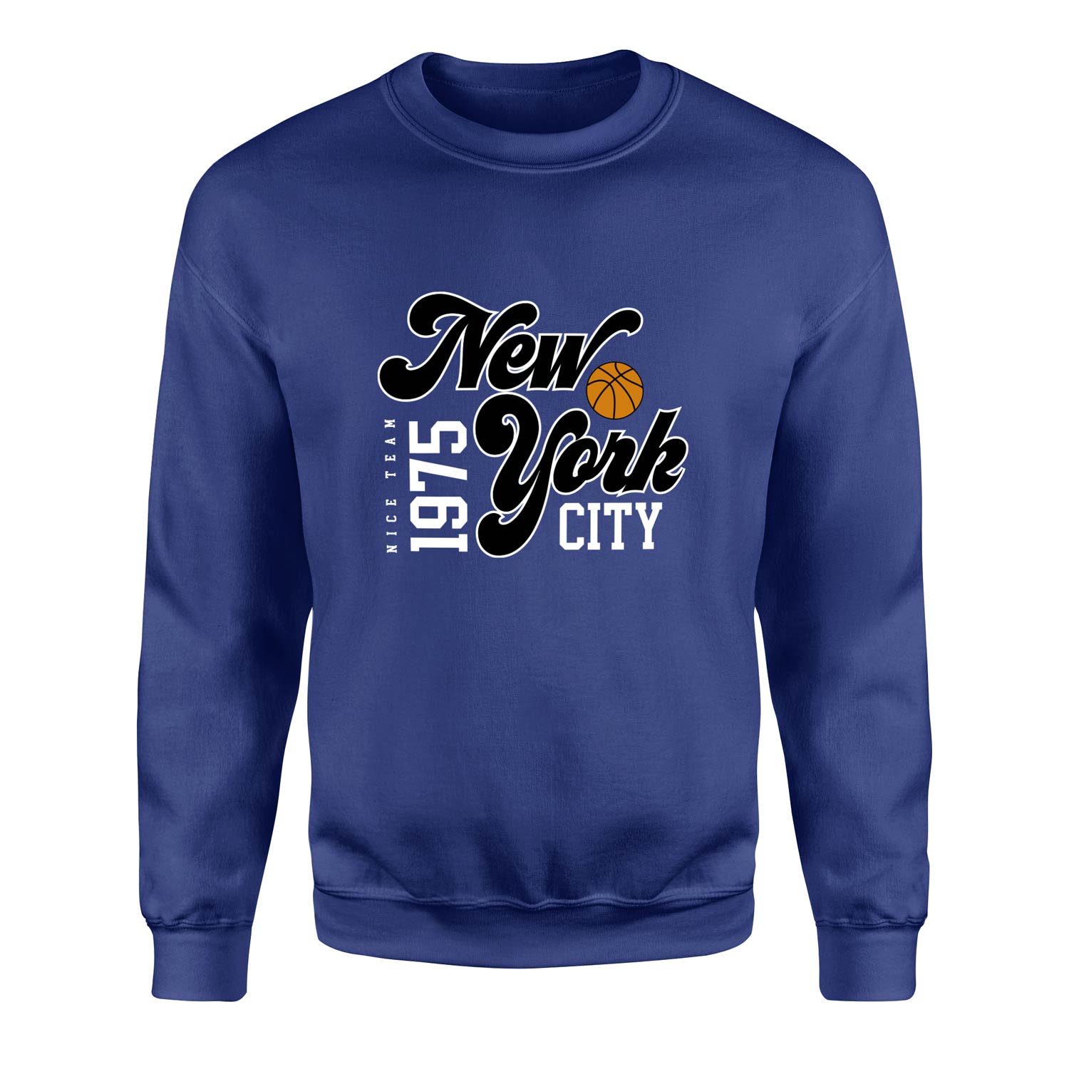 New York City 1975 Sweatshirt XXL - İndigo Mavisi