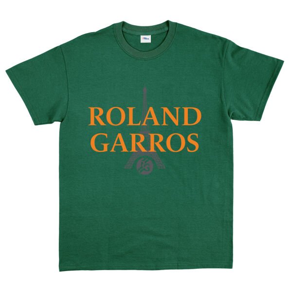 Roland Garros 2026 Casual Tişört L - Nefti Yeşili