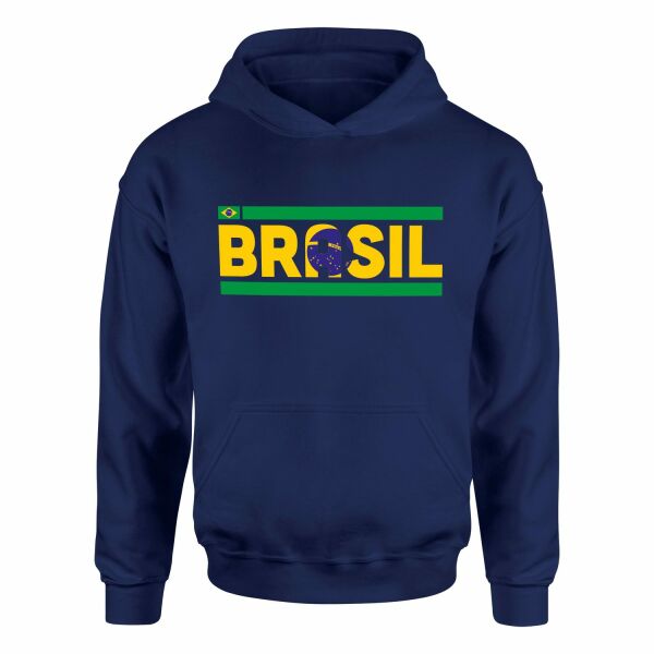Brezilya Hoodie S - İndigo Mavisi