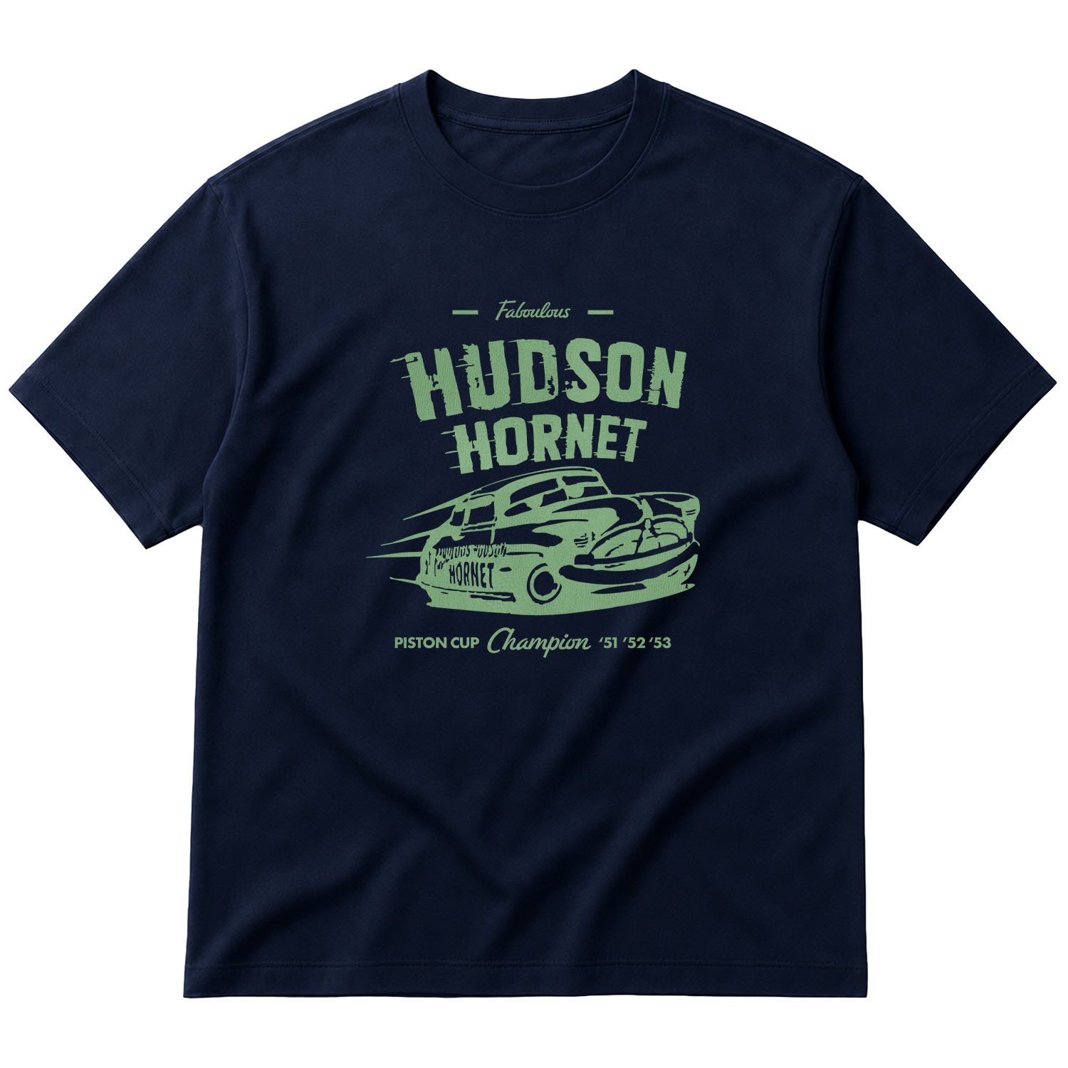 Hudson Hornet Oversize Tişört L - İndigo Mavisi