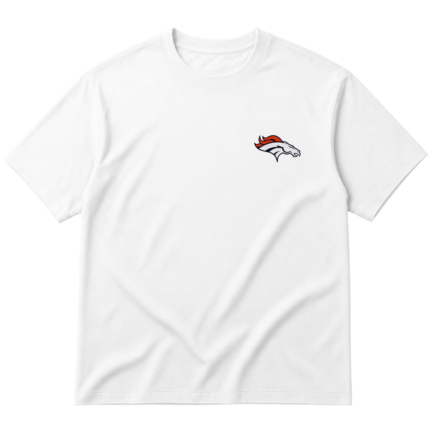 Denver Broncos Oversize Tişört M - Beyaz