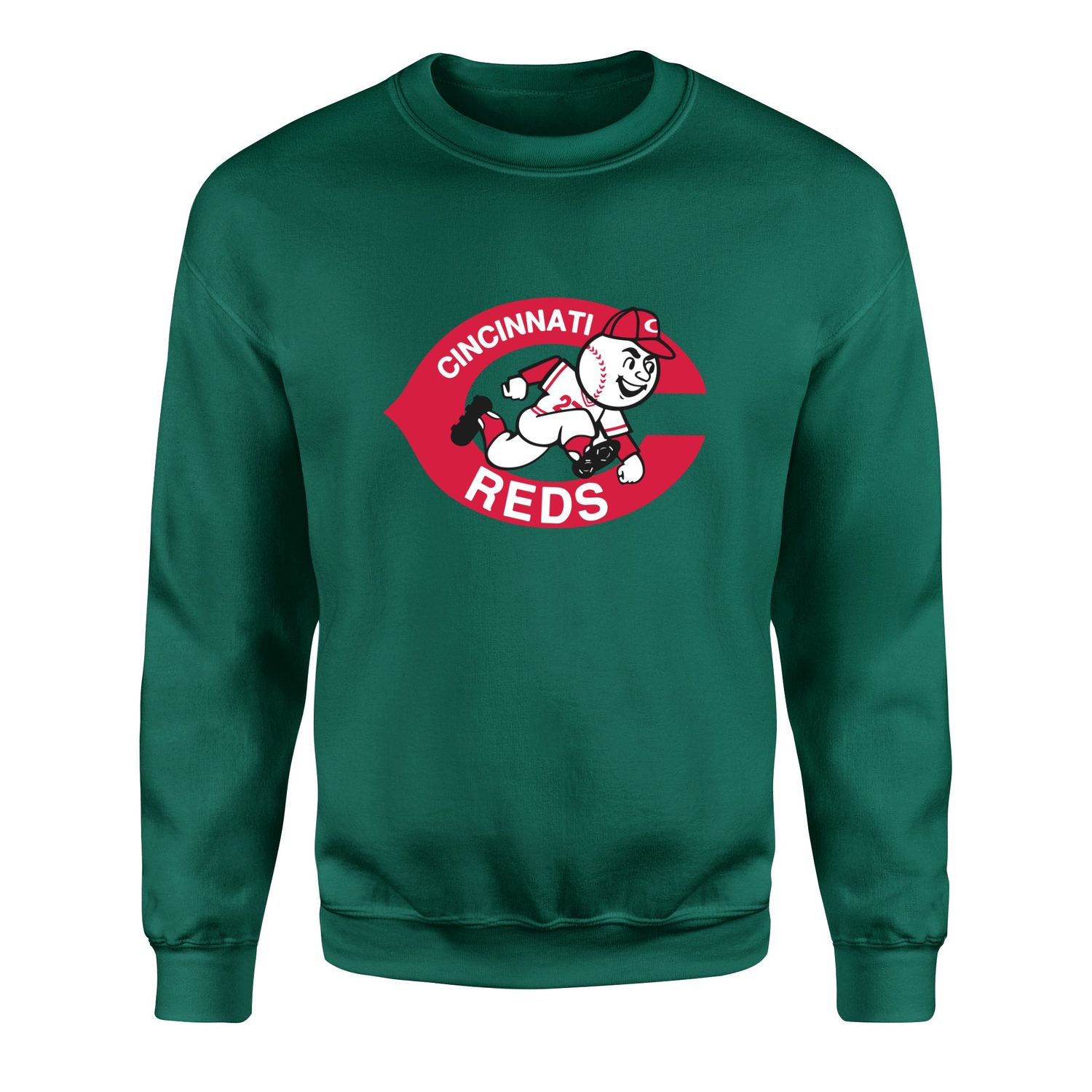 Cincinnati Reds | Mr. Red 80’s Sweatshirt L - Nefti Yeşili
