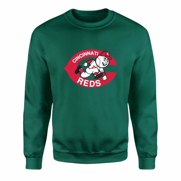 Cincinnati Reds | Mr. Red 80’s Sweatshirt L - Nefti Yeşili