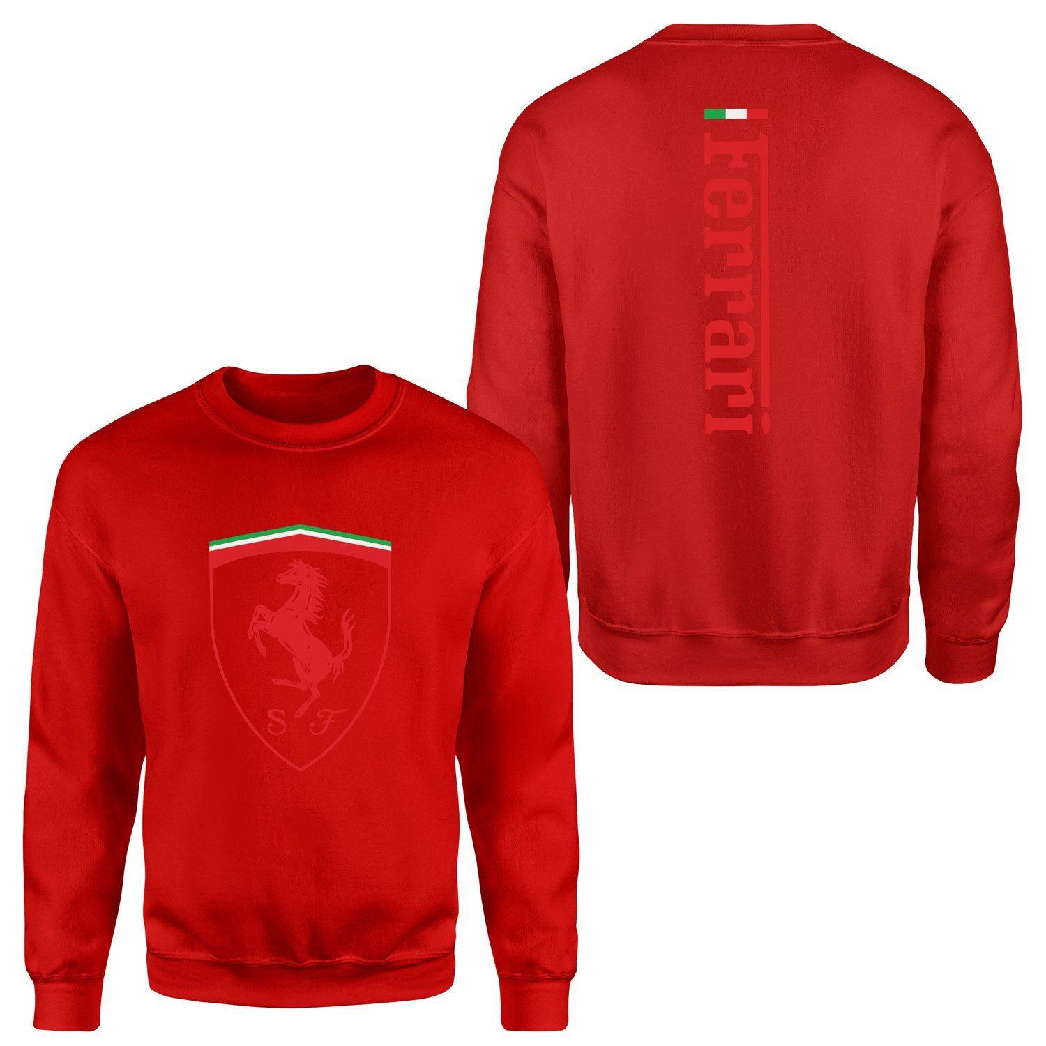 Scuderia Ferrari SE 24 Siyah Sweatshirt S - Kırmızı
