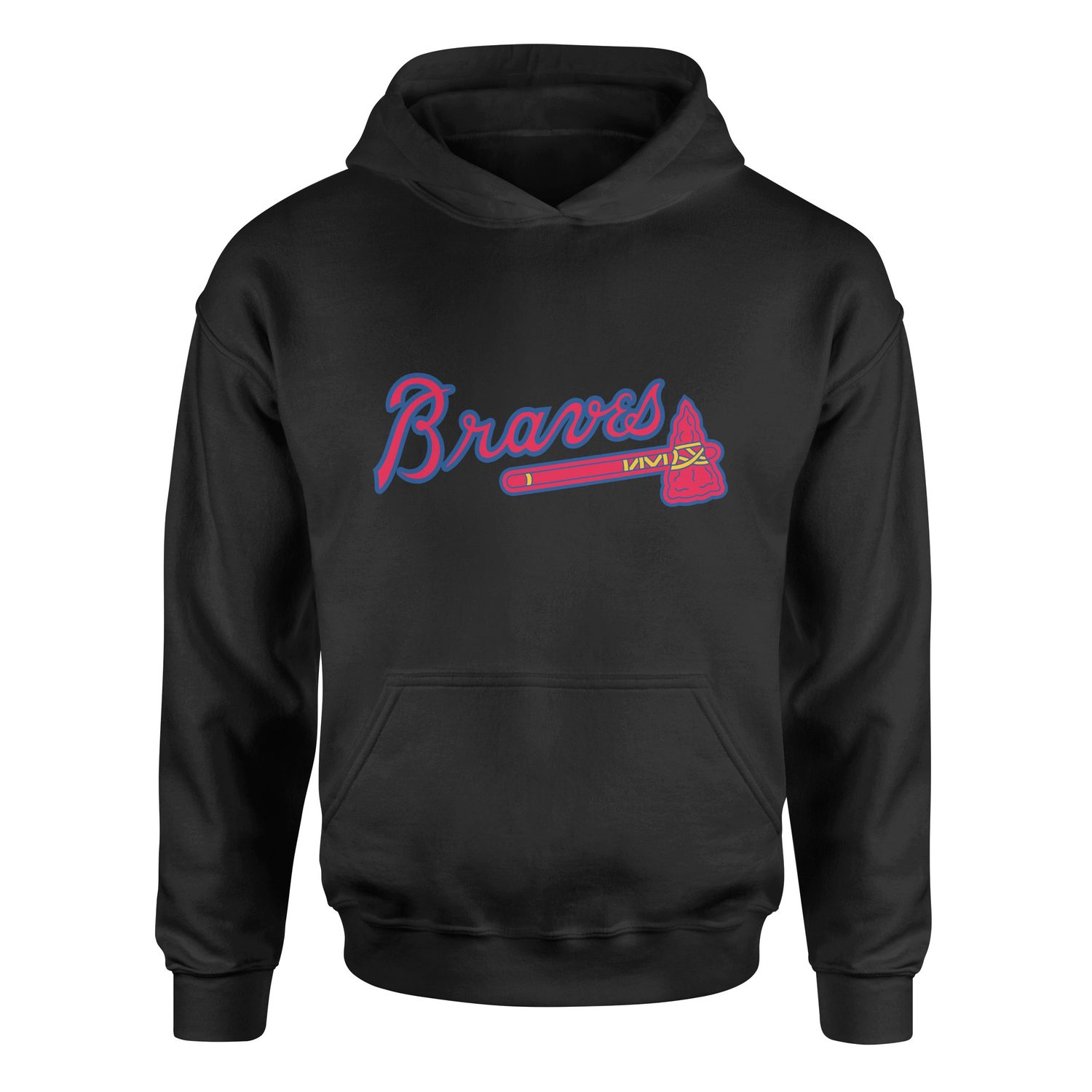 The Braves Hoodie S - Siyah