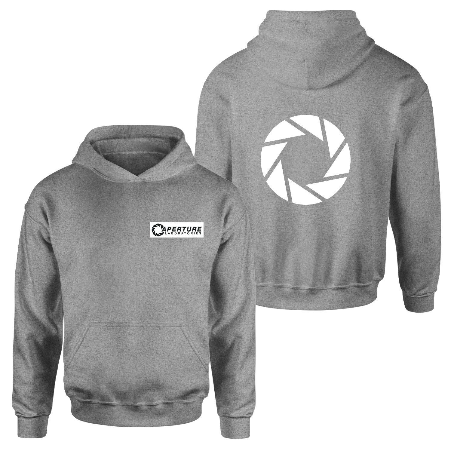 Aperture Laboratories Hoodie XXL - Gri